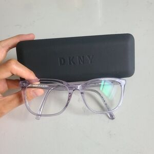 Dkny light purple glasses